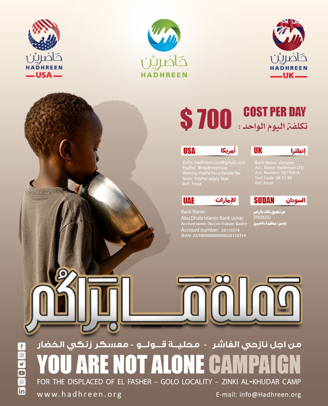 You Are Not Alone Campaign